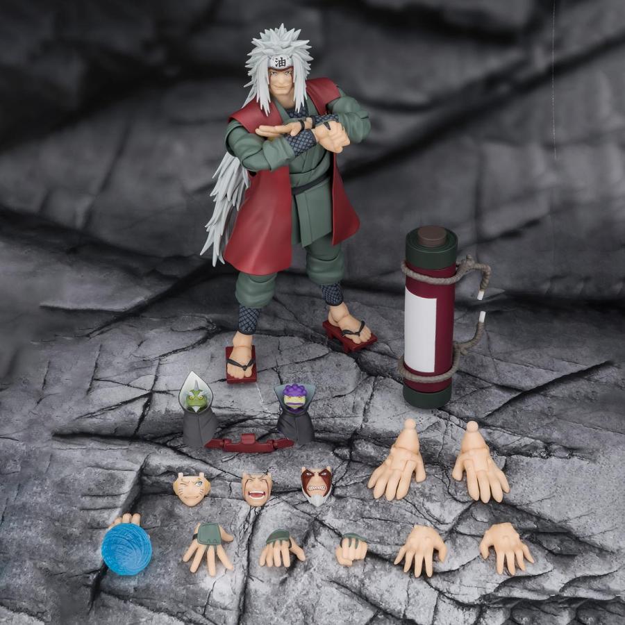 NARUTO SHIPPUDEN - Figurine Jiraiya Leaf Heroic Master Sage / S.H.Figuarts