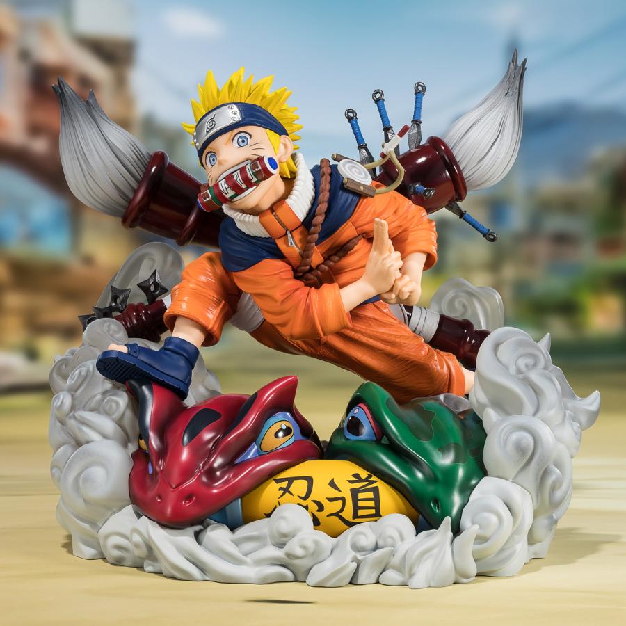 NARUTO SHIPPUDEN - Figurine Naruto (Manga Cover 72) / Figuarts Zero Extra Battle