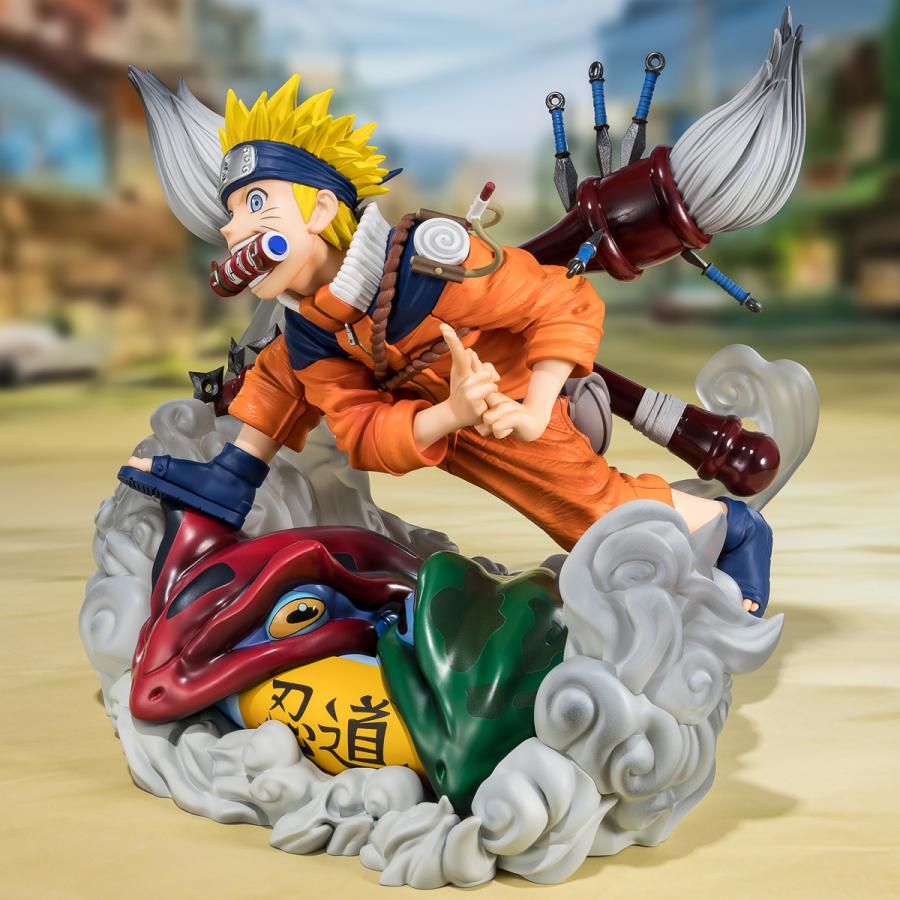 NARUTO SHIPPUDEN - Figurine Naruto (Manga Cover 72) / Figuarts Zero Extra Battle