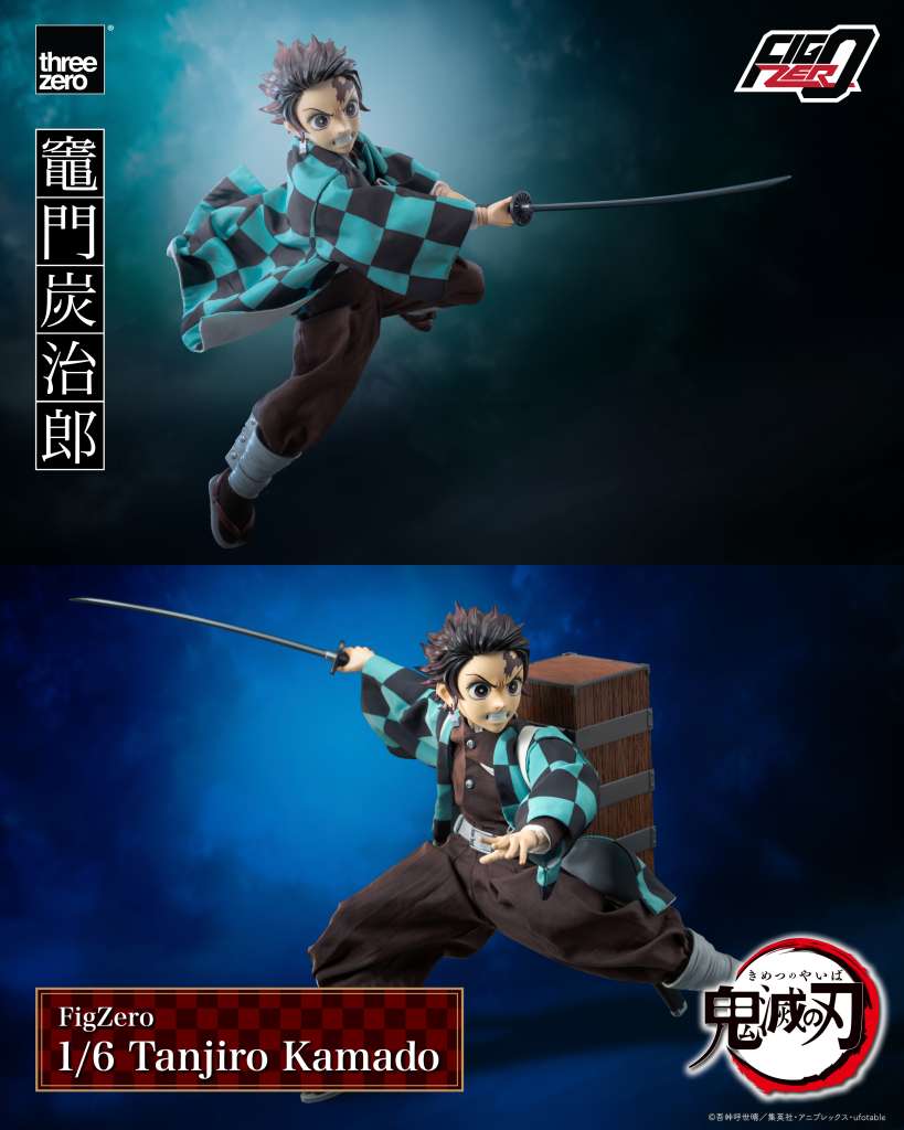 DEMON SLAYER (KIMETSU NO YAIBA) - Figurine Tanjiro Kamado articulée 1/6 AF / Threezero