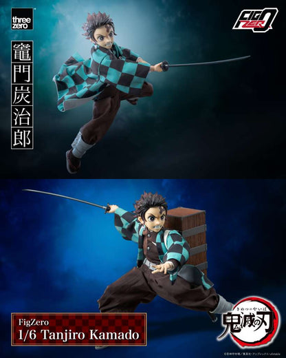 DEMON SLAYER (KIMETSU NO YAIBA) - Figurine Tanjiro Kamado articulée 1/6 AF / Threezero