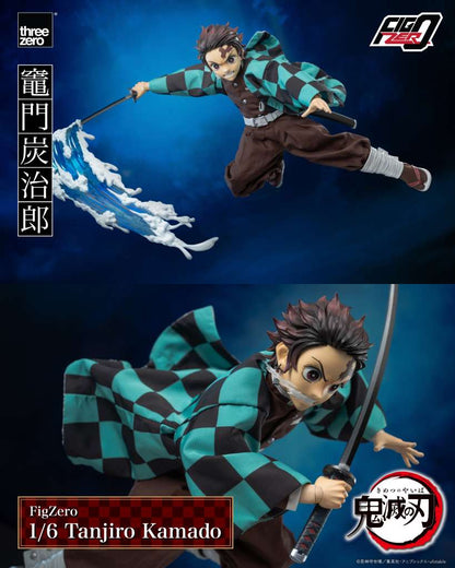 DEMON SLAYER (KIMETSU NO YAIBA) - Figurine Tanjiro Kamado articulée 1/6 AF / Threezero