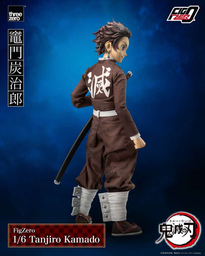 DEMON SLAYER (KIMETSU NO YAIBA) - Figurine Tanjiro Kamado articulée 1/6 AF / Threezero