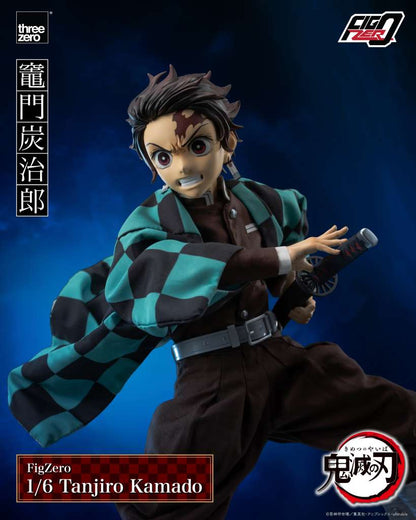 DEMON SLAYER (KIMETSU NO YAIBA) - Figurine Tanjiro Kamado articulée 1/6 AF / Threezero