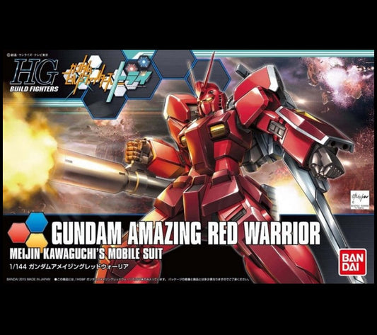 GUNDAM - Model Kit Gunpla Amazing Red Warrior Gundam | HGBF 1/144