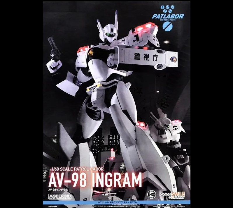 PATLABOR - Model Kit Mobile Police Patlabor Av-98 Ingram Moderoid Mk (3rd RUN) | Moderoid