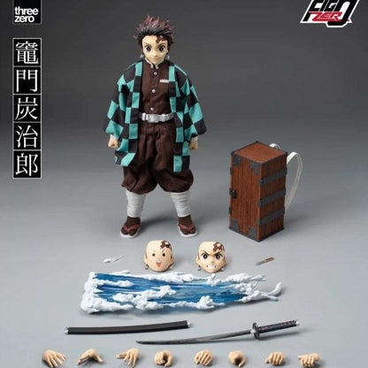 DEMON SLAYER (KIMETSU NO YAIBA) - Figurine Tanjiro Kamado articulée 1/6 AF / Threezero