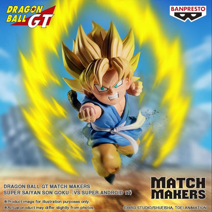 DRAGON BALL GT - Figurine Goku 'VS Super Android 17' / Match Makers