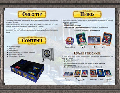 SAINT SEIYA - "Le sanctuaire" (PRINCIPAL) Jeux de société / Yoka By Tsume