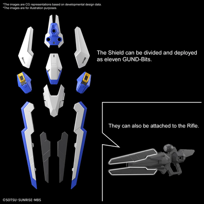 GUNDAM - Model Kit Gunpla Aerial Gundam | Full Mechanics 1/100