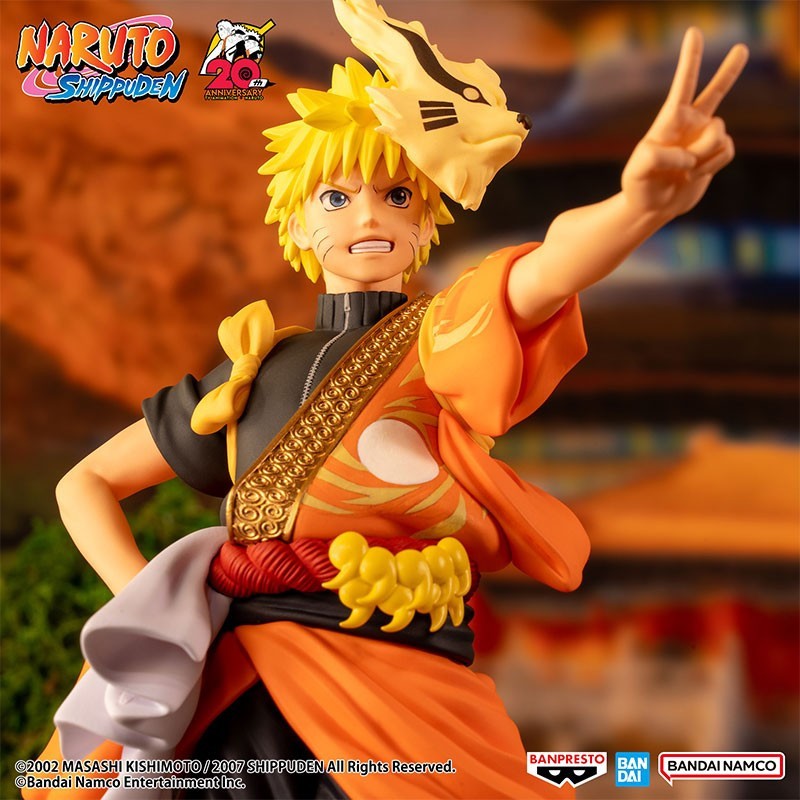 NARUTO SHIPPUDEN - Figurine Naruto Uzumaki / 20th Anniversary Costume