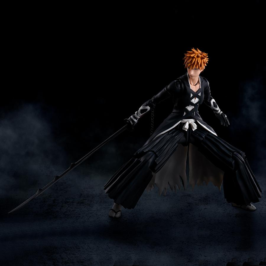 BLEACH - Figurine Ichigo Kurosaki Bankai Tensazangetsu / S.H.Figuarts