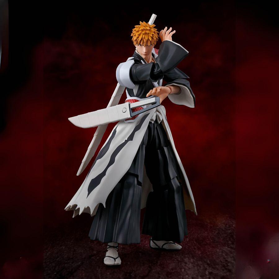 BLEACH - Figurine Ichigo Kurosaki Bankai Dual Zangetsu)/ S.H.Figuarts