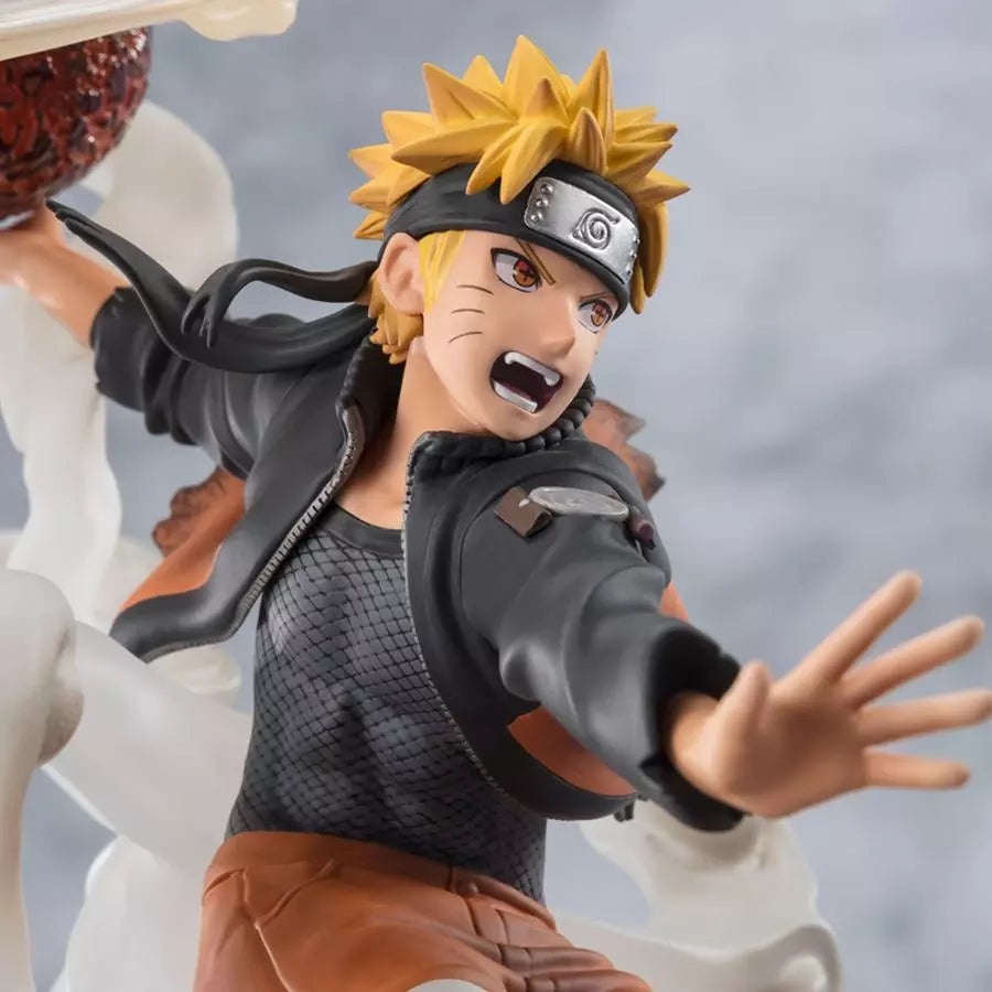 NARUTO SHIPPUDEN - Figurine Naruto Sage Art Lava Rasenshuriken Release / Figuarts Zero Extra Battle