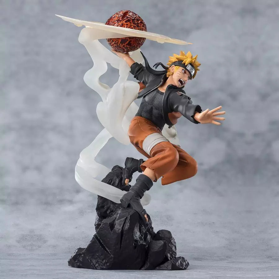 NARUTO SHIPPUDEN - Figurine Naruto Sage Art Lava Rasenshuriken Release / Figuarts Zero Extra Battle