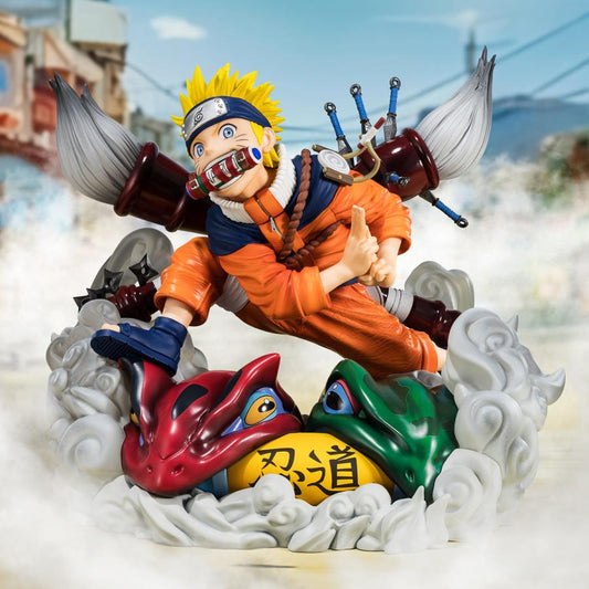 NARUTO SHIPPUDEN - Figurine Naruto (Manga Cover 72) / Figuarts Zero Extra Battle