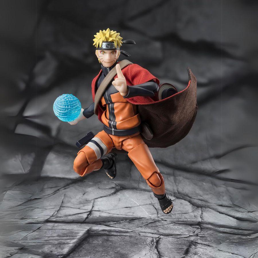 NARUTO SHIPPUDEN - Figurine Naruto Uzumaki 'Sage Mode, Savior of Konoha / S.H.Figuarts