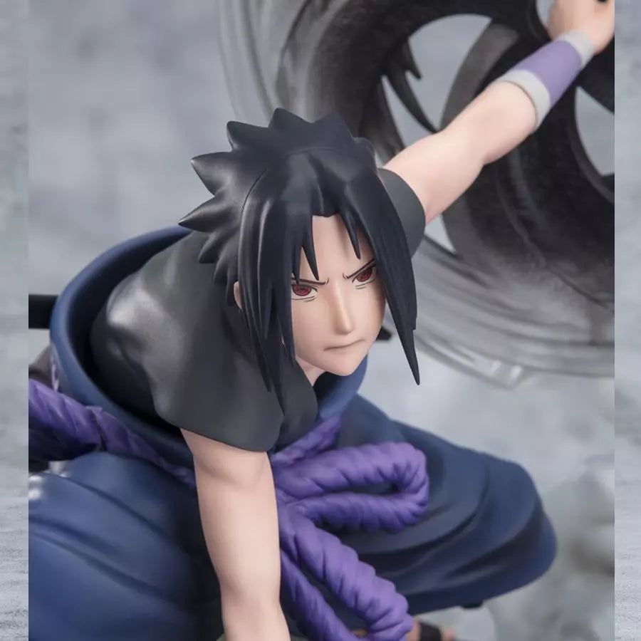 NARUTO SHIPPUDEN - Figurine Sasuke Uchiha Light And Dark / Figuarts Zero Extra Battle