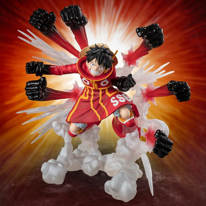 ONE PIECE - Figurine Monkey.D.Luffy Gum-Gum Hawk Gatling / Figuarts Zero Extra Battle