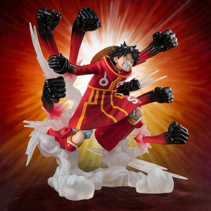 ONE PIECE - Figurine Monkey.D.Luffy Gum-Gum Hawk Gatling / Figuarts Zero Extra Battle