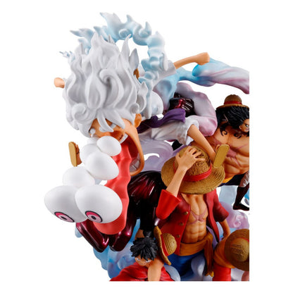 ONE PIECE - Figurine Luffy Petitrama Dx Logbox One Piece Re-Birth Special / Megahouse