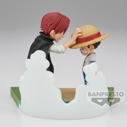 ONE PIECE - Figurine Monkey D Luffy & Shanks / WCF Log Stories