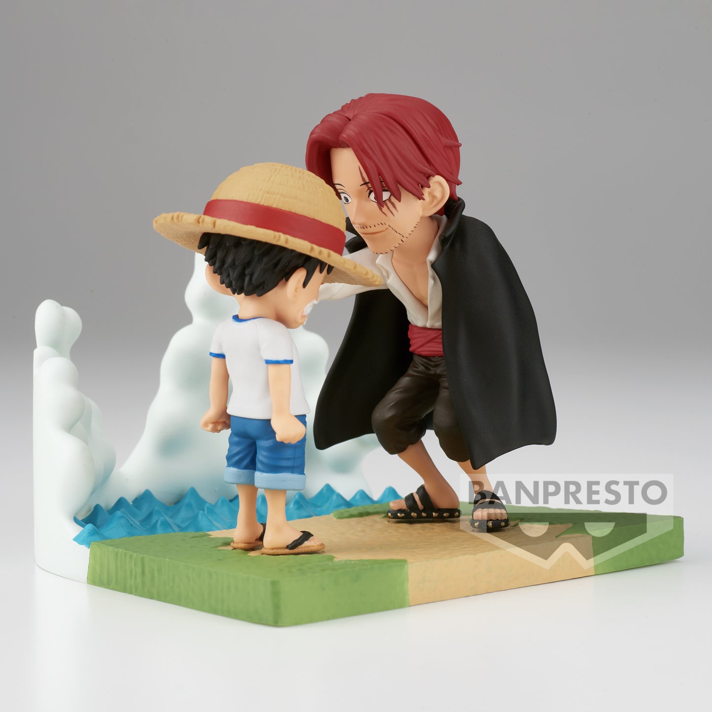 ONE PIECE - Figurine Monkey D Luffy & Shanks / WCF Log Stories