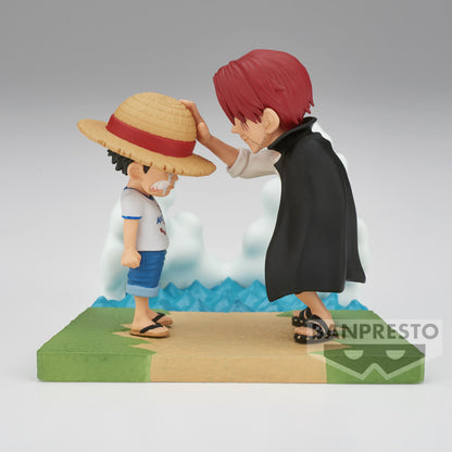 ONE PIECE - Figurine Monkey D Luffy & Shanks / WCF Log Stories