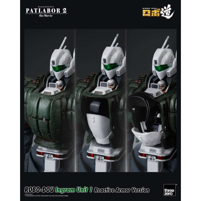 PATLABOR - Figurine Ingram Unit 1 Reactive Armor Ver. ROBO-DOU / Threezero