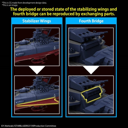 SPACE BATTLESHIP YAMATO - Maquette du Yamato 3199 (1:1000) / Bandai Spirit